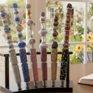 Handcrafted Cloisonné and Glass Beaded PENS … made by me